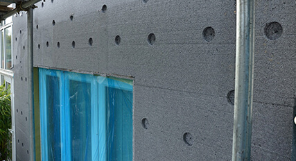 Lauko sienų apšiltinimas ir tinkavimas