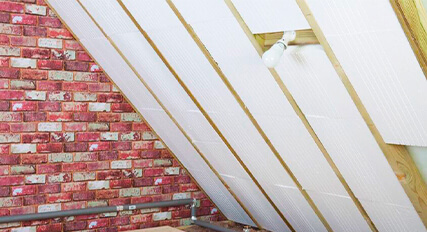 Palėpės apšiltinimas polistirenu 